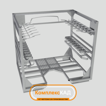 Оснастка для транспортировки крыльев и крышек багажника автомобилей Volkswagen Polo